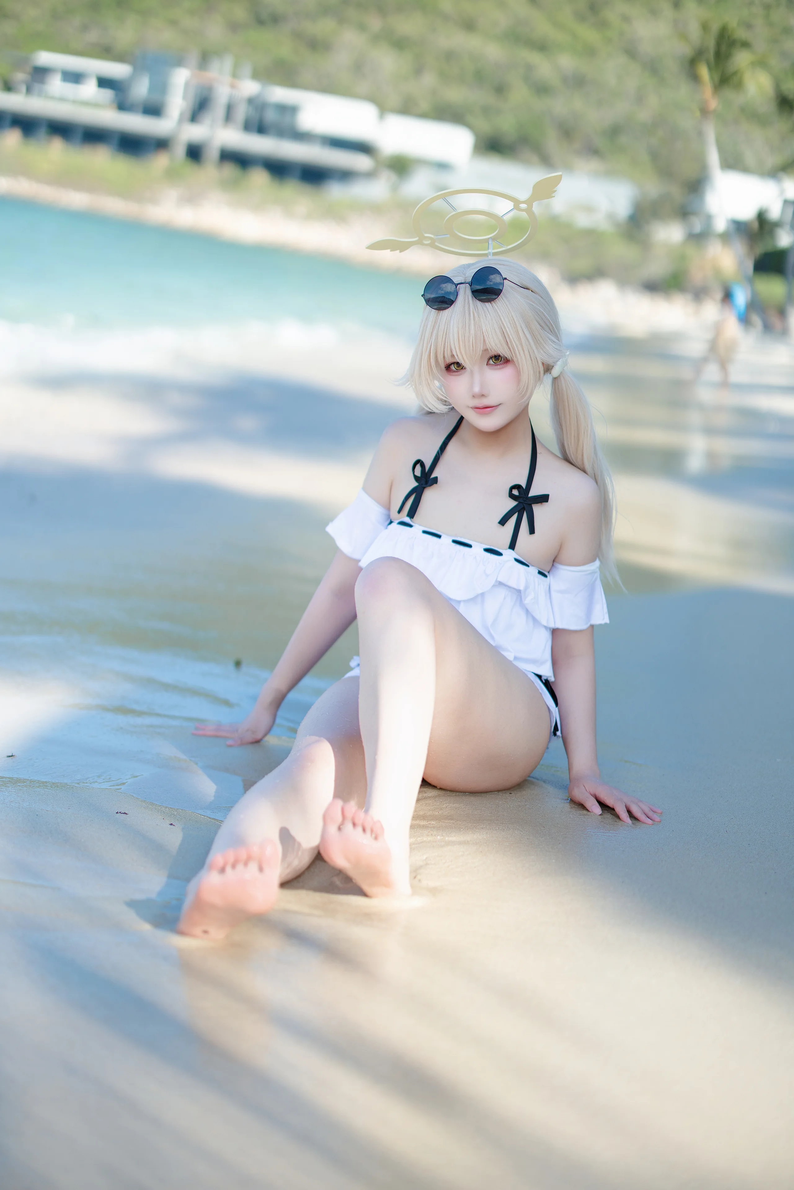 lunananya 蔚蓝档案 阿慈谷日富美泳装 26P - 第5张写真大图