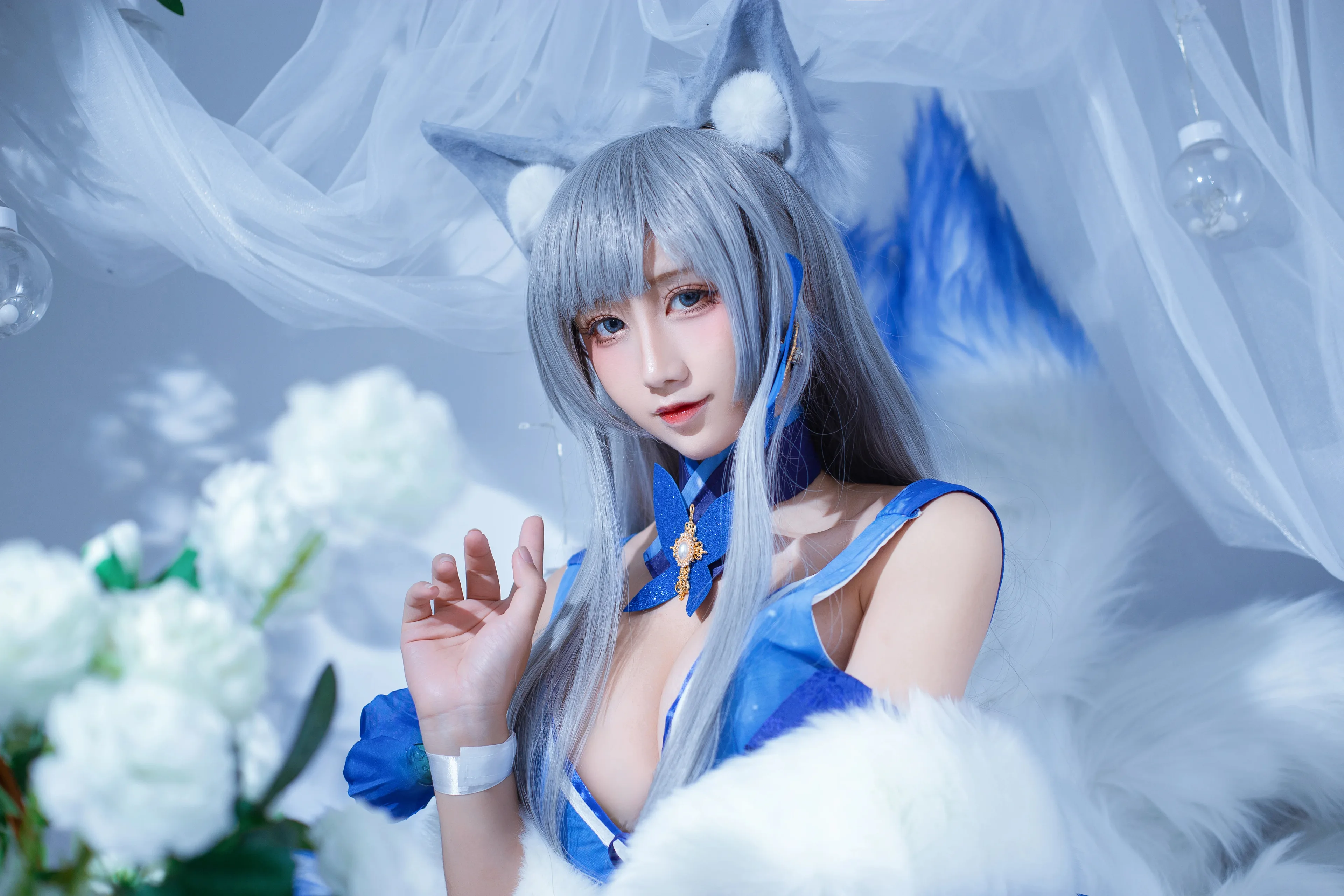九曲Jean 碧蓝航线 信浓礼服 9P - 第7张写真大图