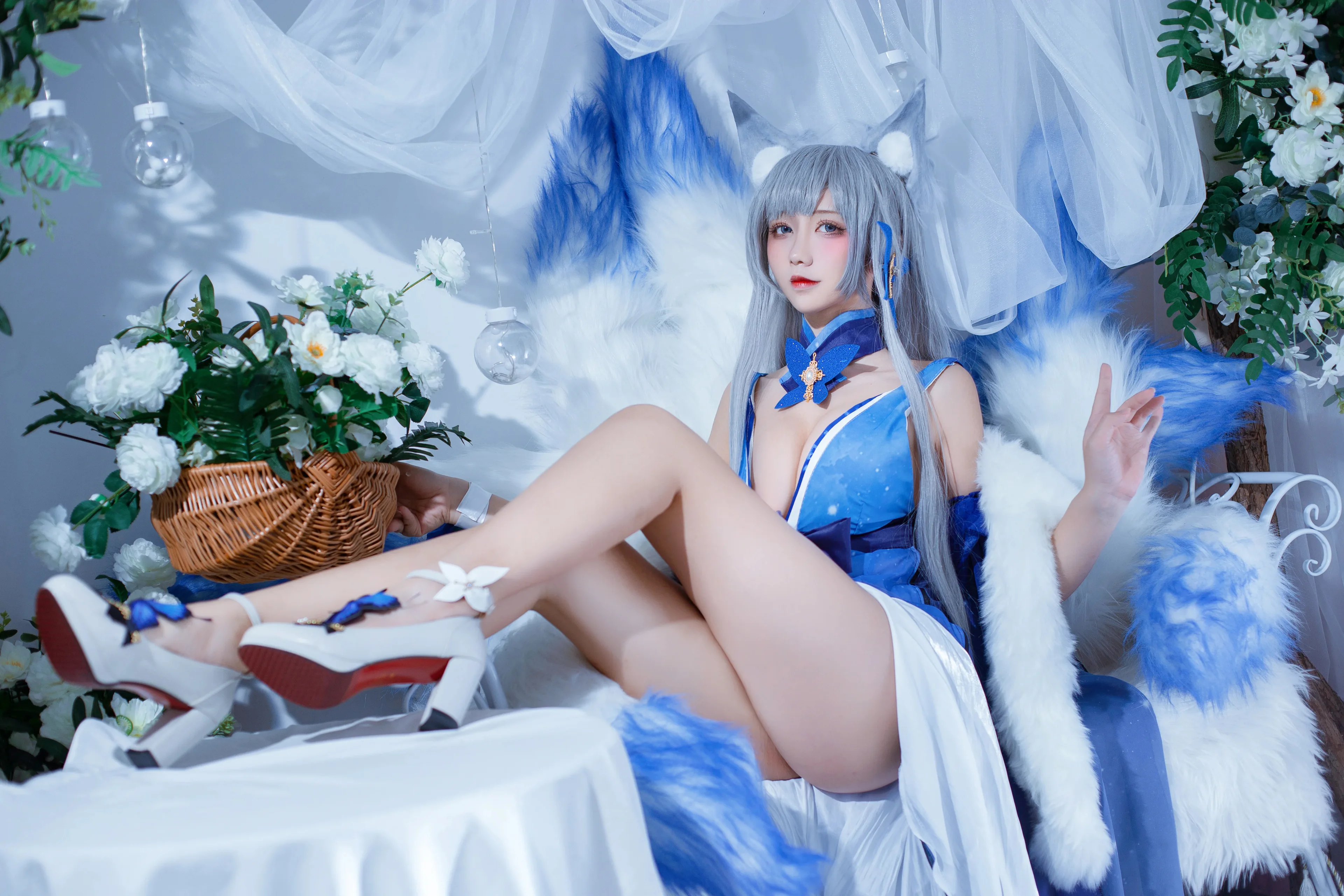 九曲Jean 碧蓝航线 信浓礼服 9P - 第8张写真大图