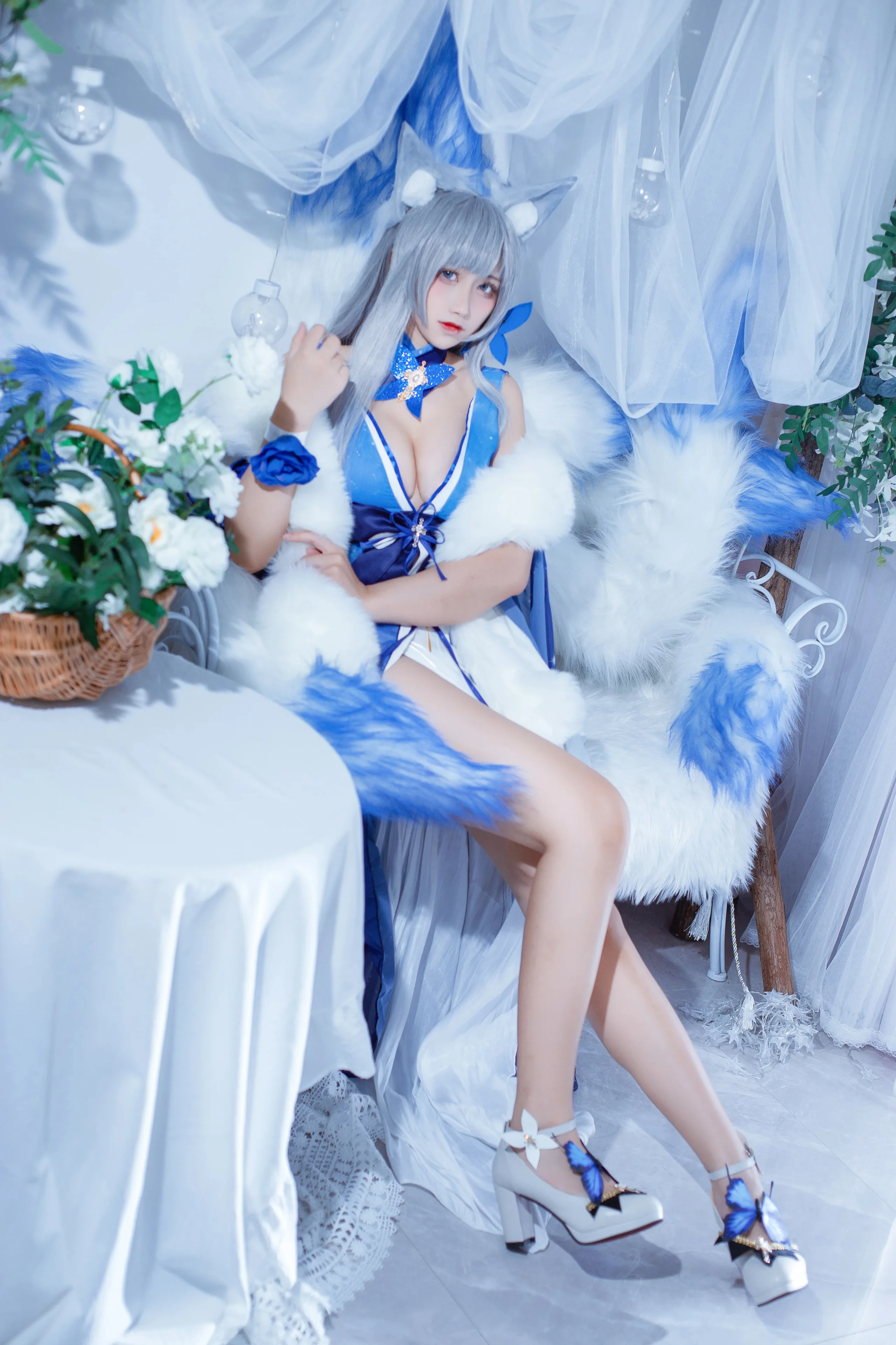 九曲Jean 碧蓝航线 信浓礼服 9P - 第9张写真大图