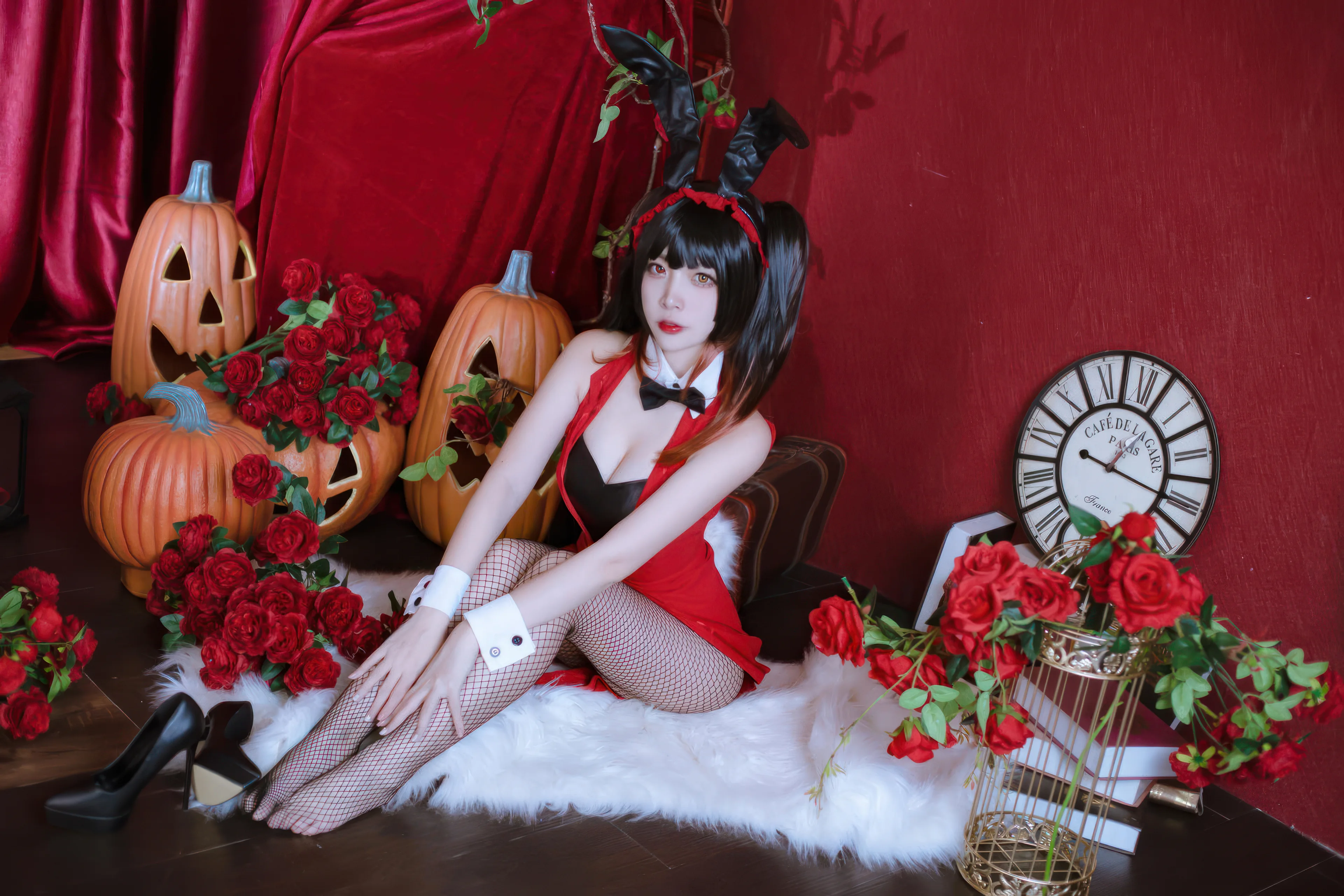 二佐Nisa 时崎狂三 兔女郎 30P - 第7张写真大图