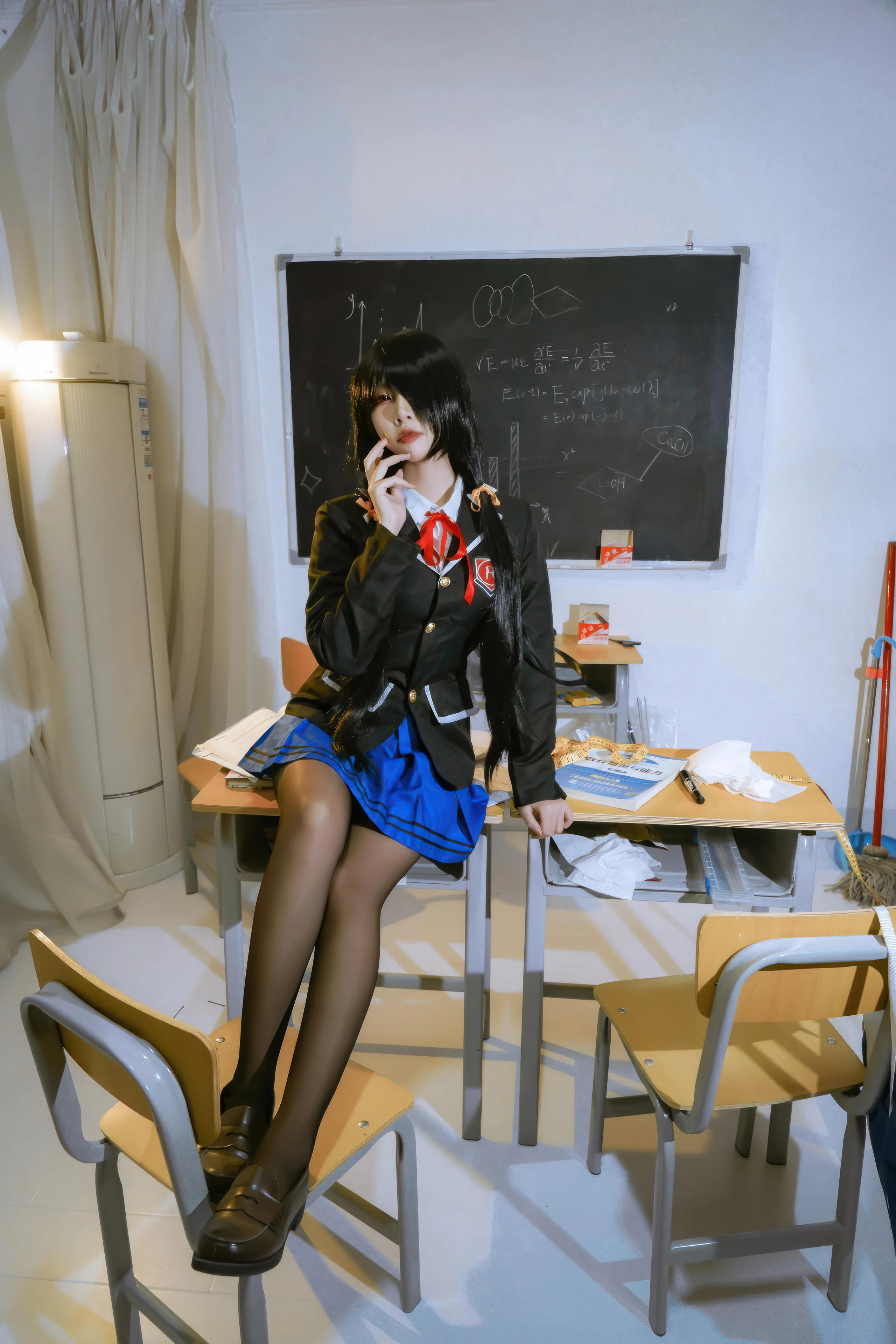 二佐Nisa 时崎狂三 制服 20P - 第1张写真大图