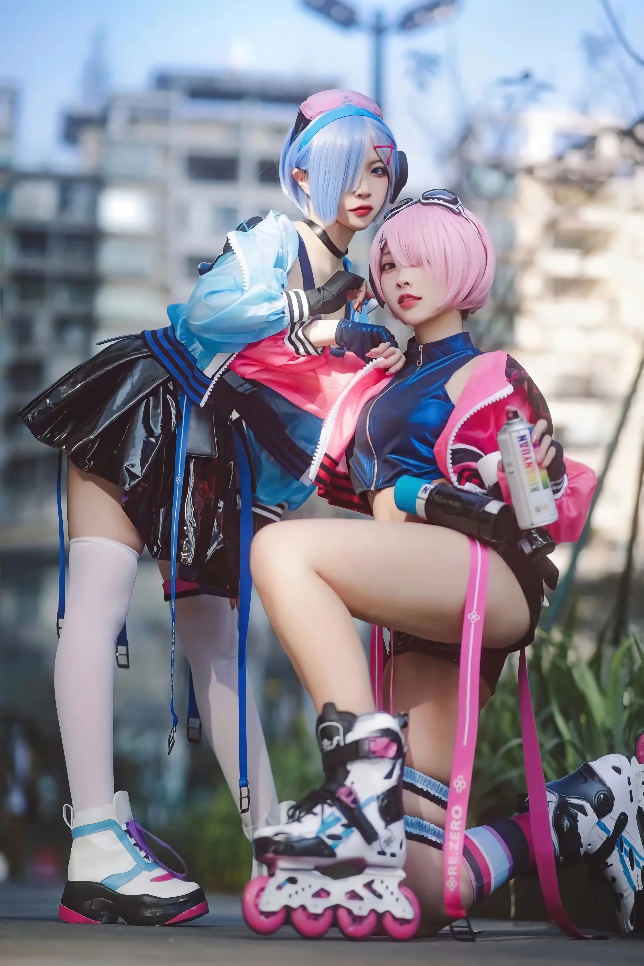 二佐Nisa &宫本桜 蕾姆&拉姆场照19P 272 3M - 第6张写真大图