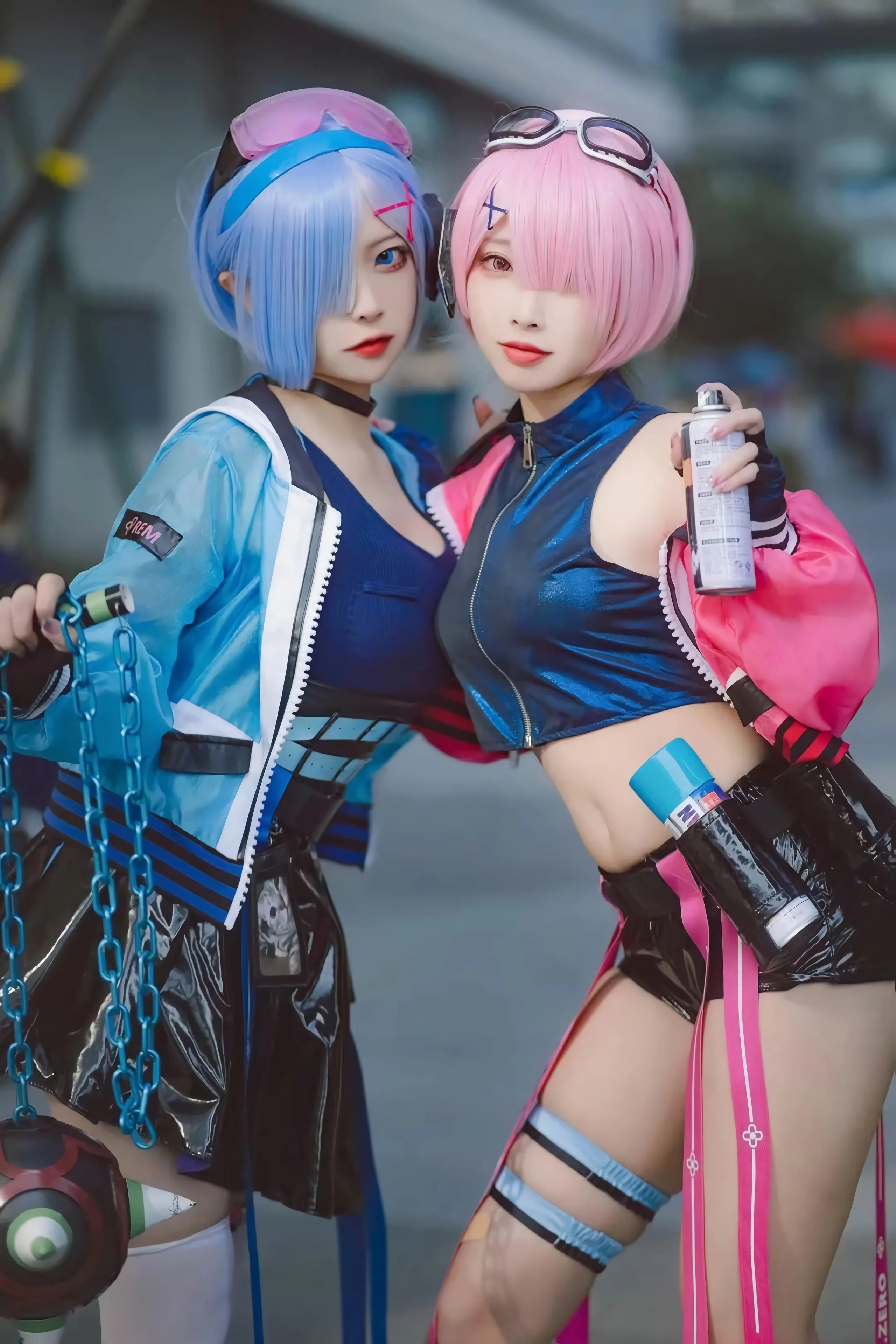 二佐Nisa &宫本桜 蕾姆&拉姆场照19P 272 3M - 第7张写真大图