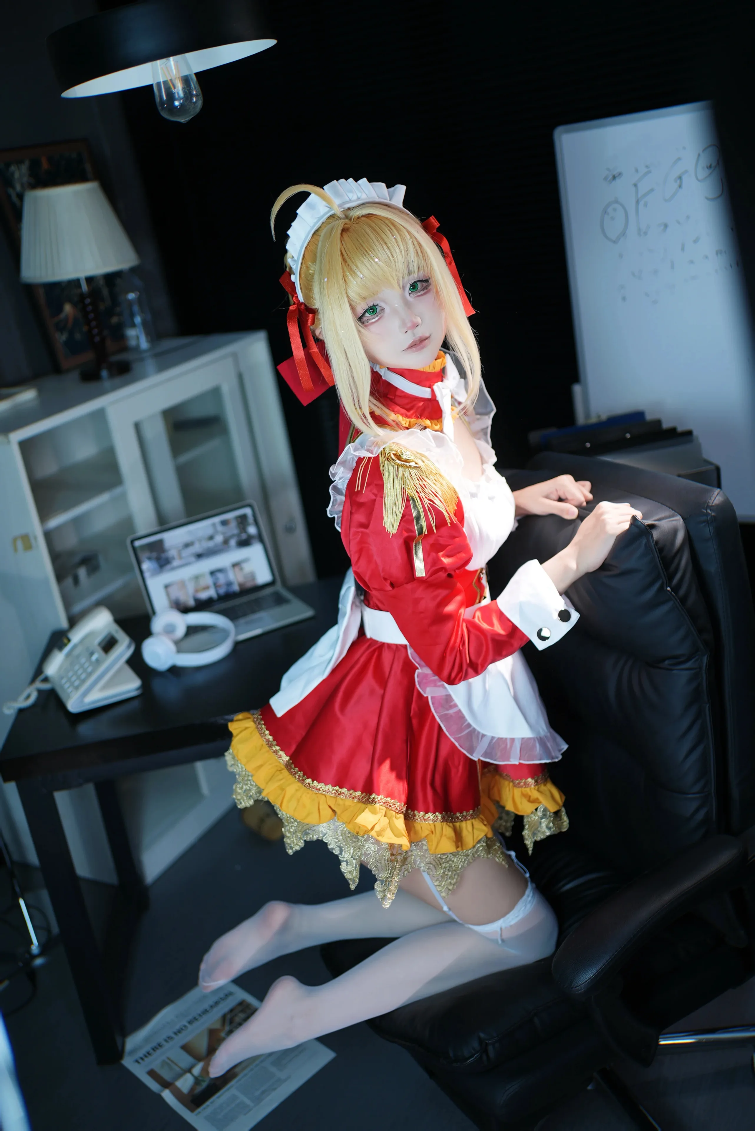 五更百鬼 FGO 尼禄女仆 15P - 第15张写真大图