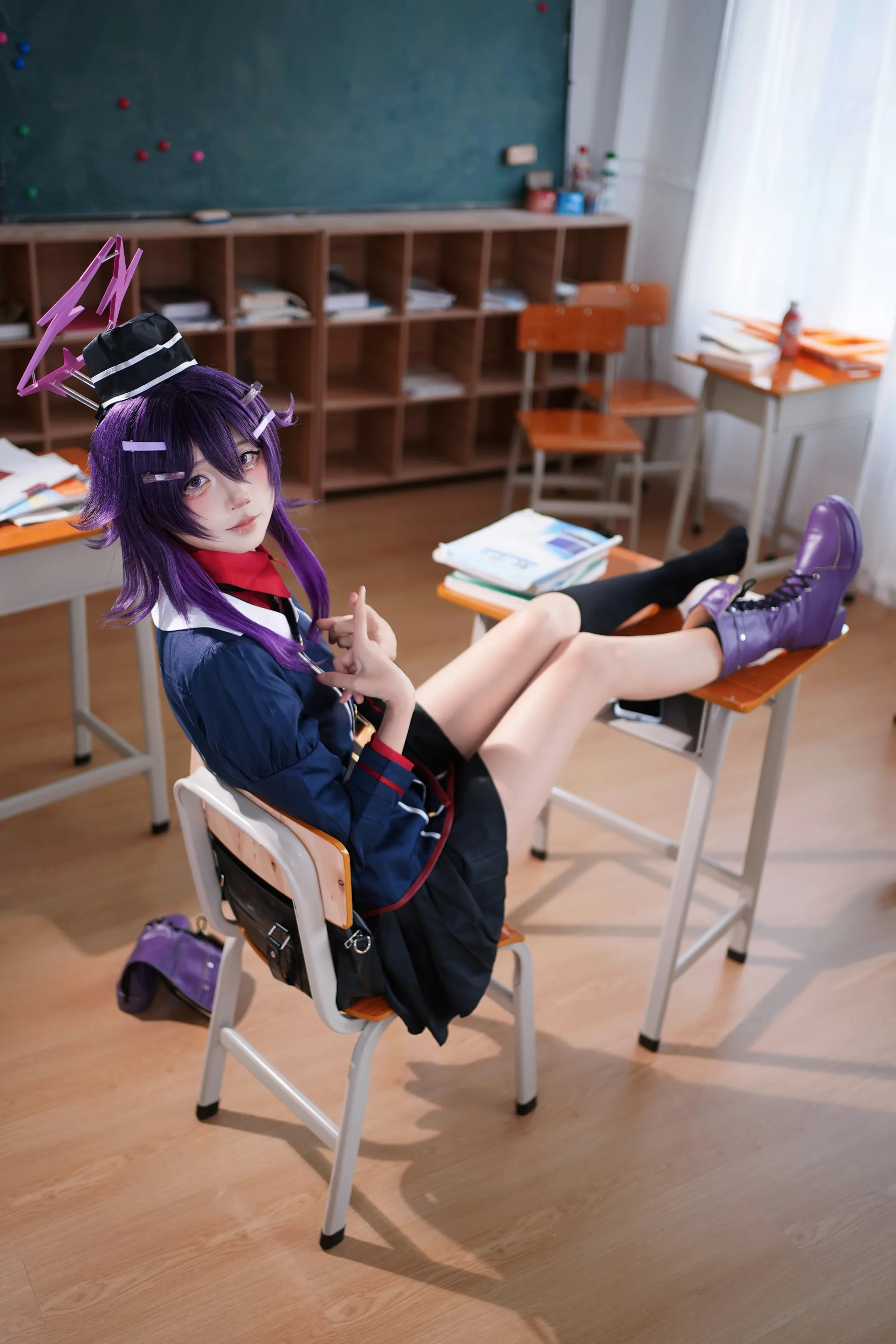 五更百鬼 蔚蓝档案 伊草遥香 14P - 第5张写真大图