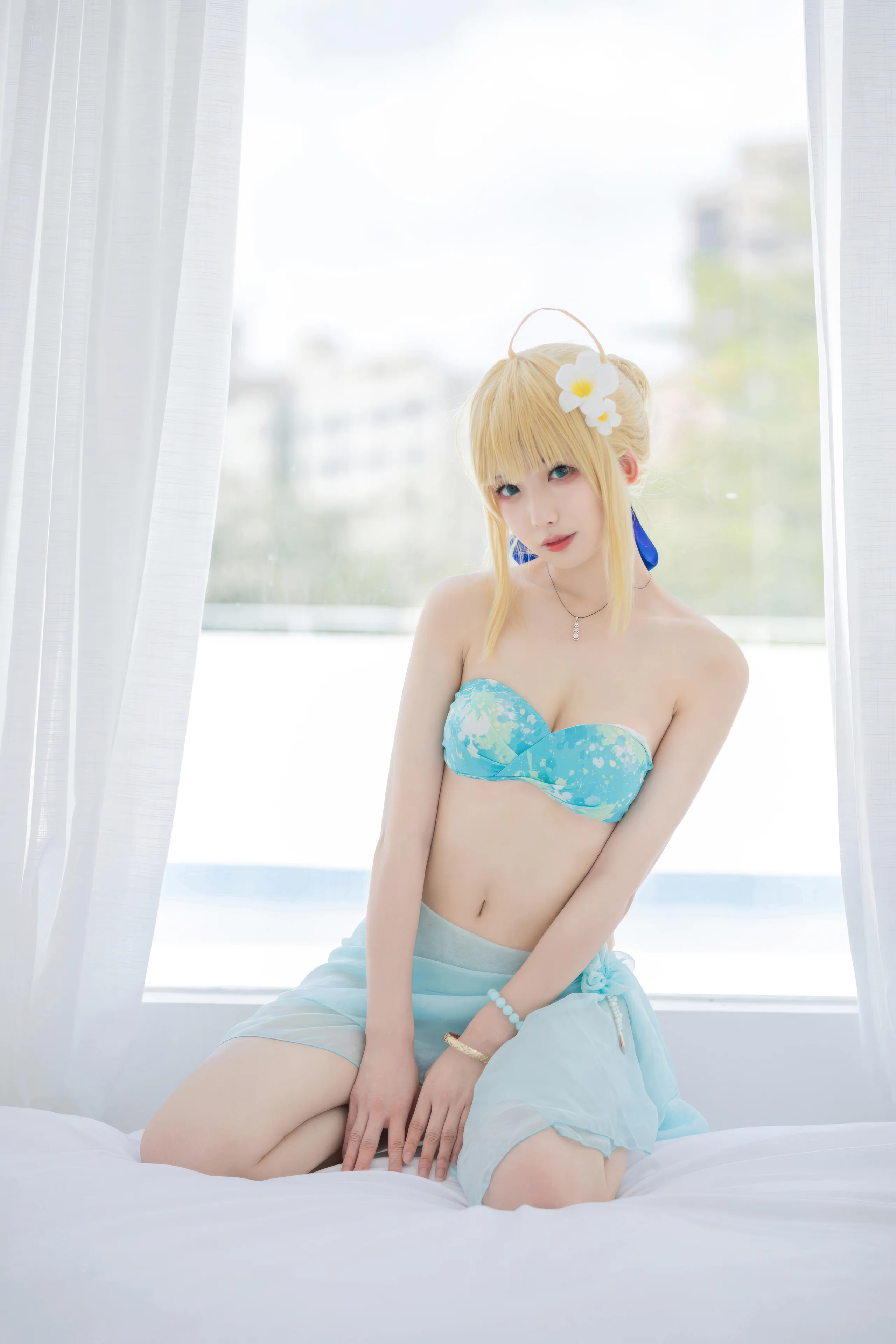 封疆疆v FGO Saber泳装 49P - 第46张写真大图