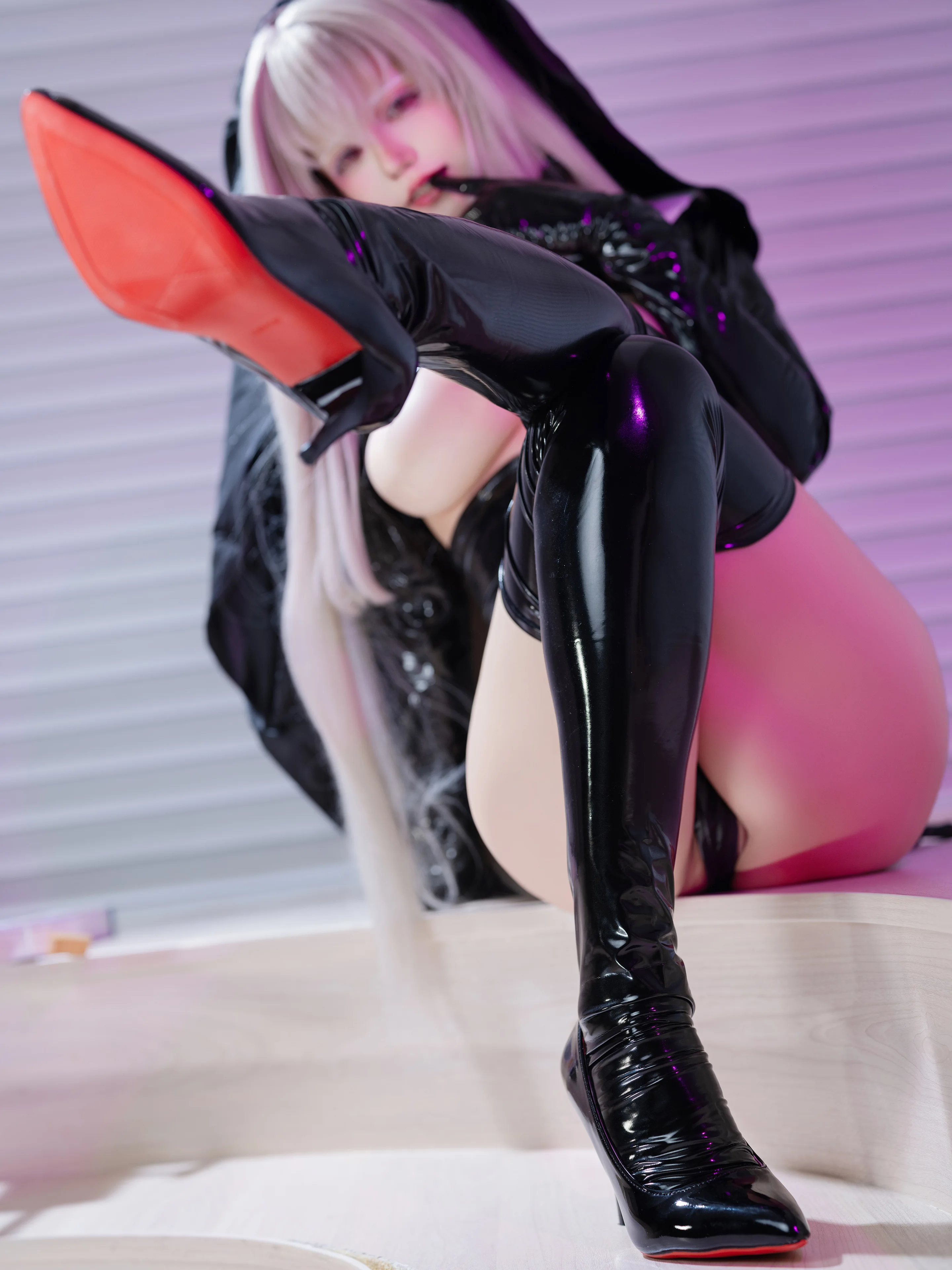 小仓千代w Patreon订阅 蔚蓝档案 歌住樱子同人修女服64P 184 7M - 第27张写真大图