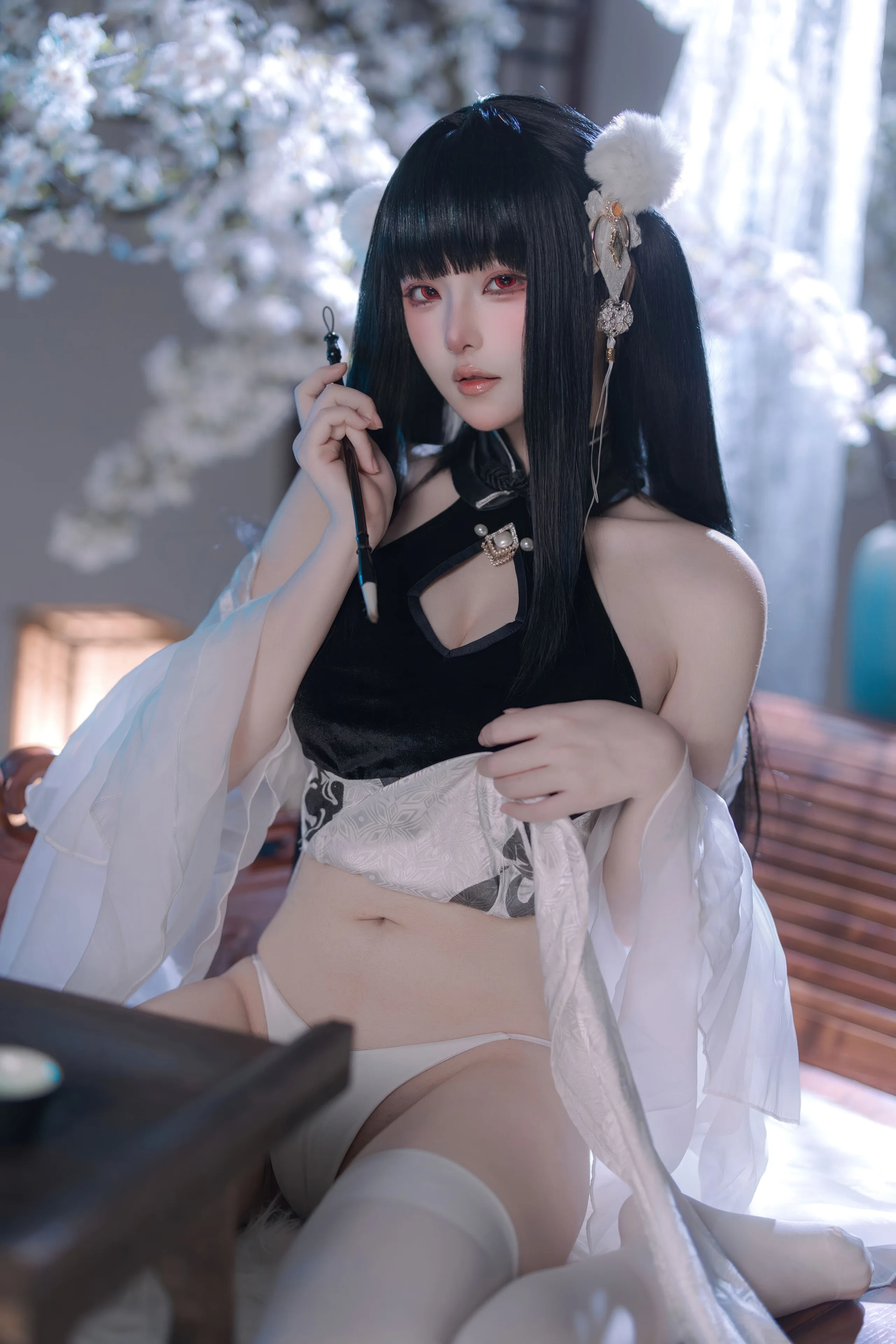 屿鱼 碧蓝航线 史特拉塞·艳书美玉 97P - 第28张写真大图