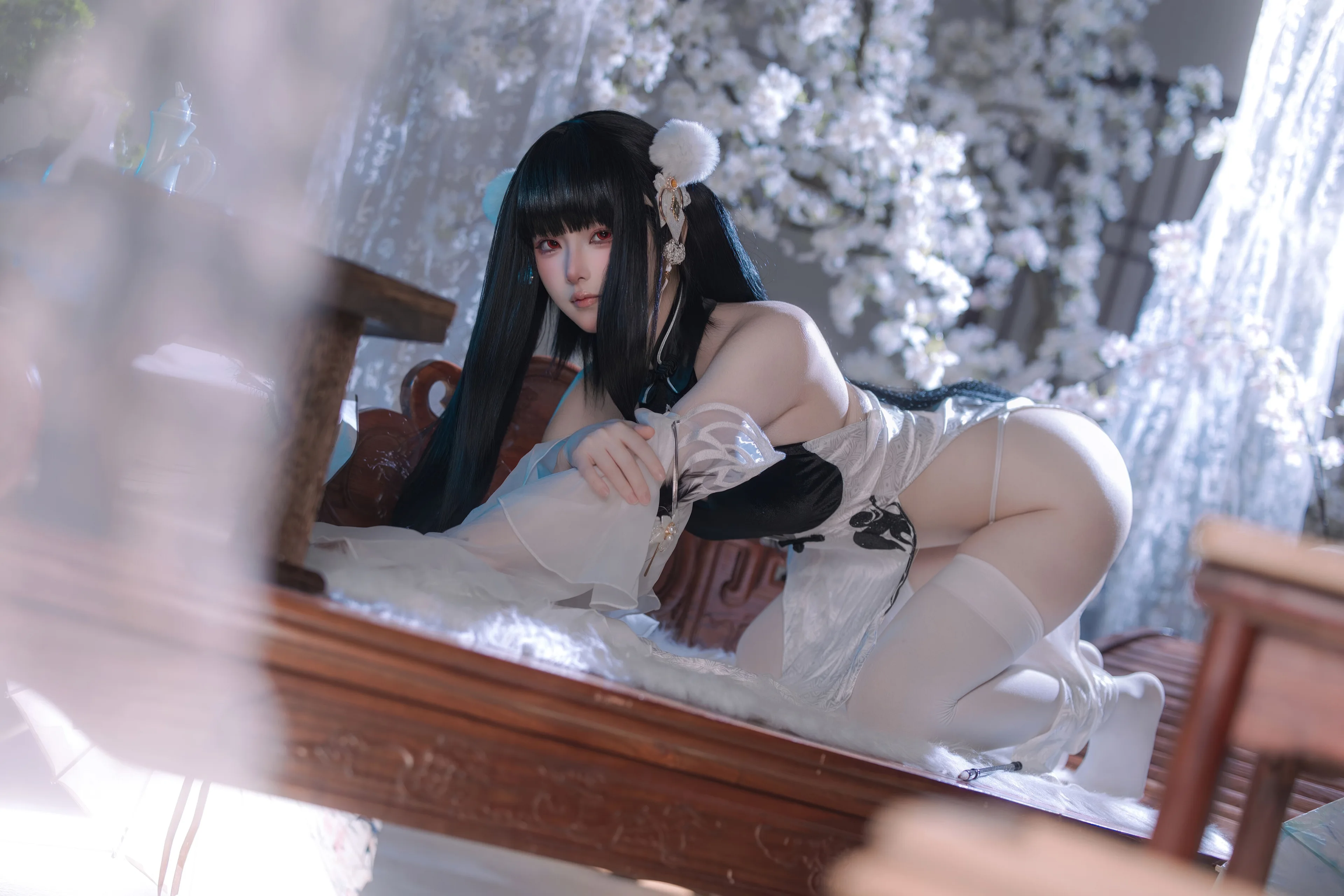 屿鱼 碧蓝航线 史特拉塞·艳书美玉 97P - 第37张写真大图