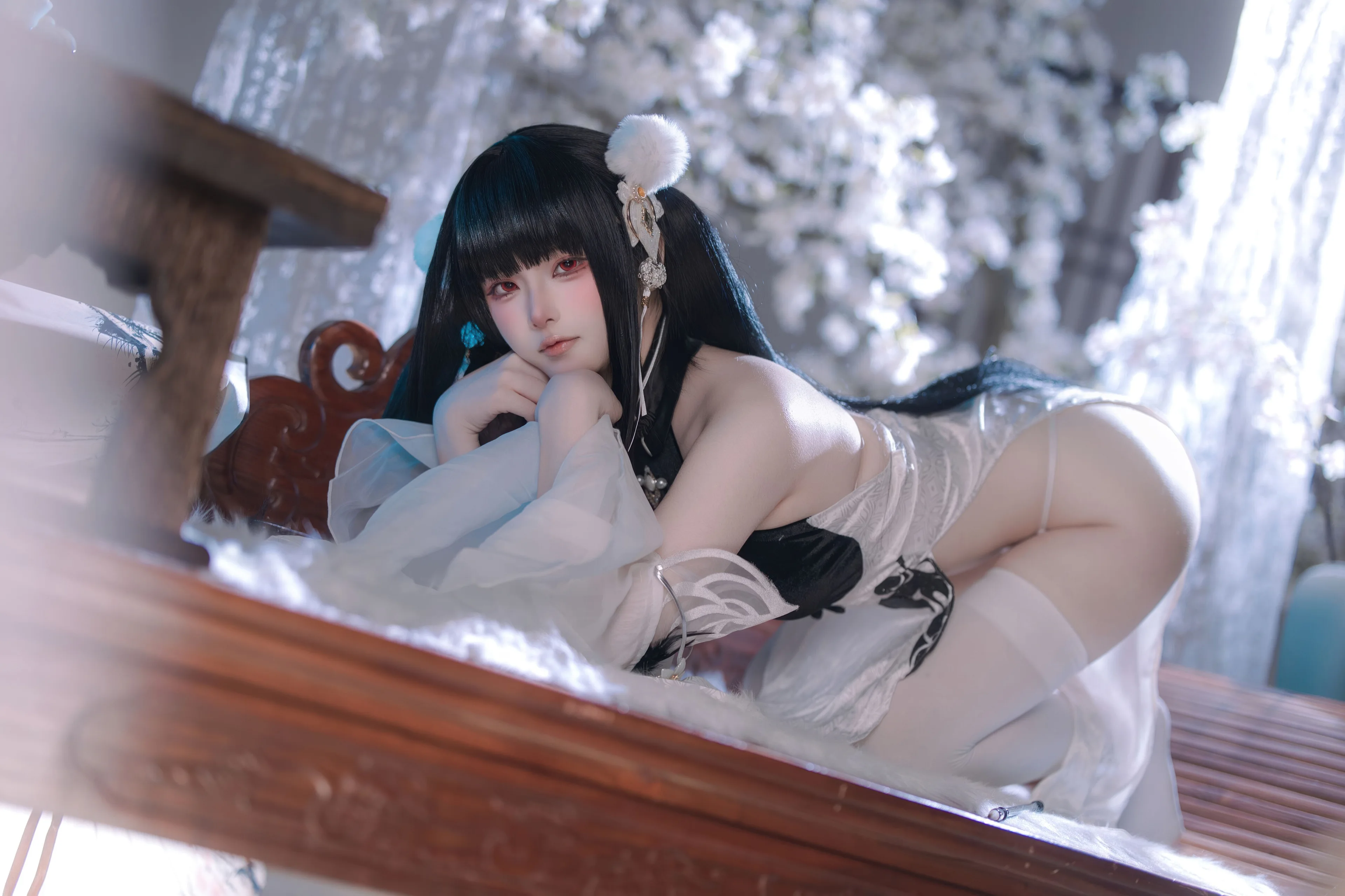屿鱼 碧蓝航线 史特拉塞·艳书美玉 97P - 第38张写真大图
