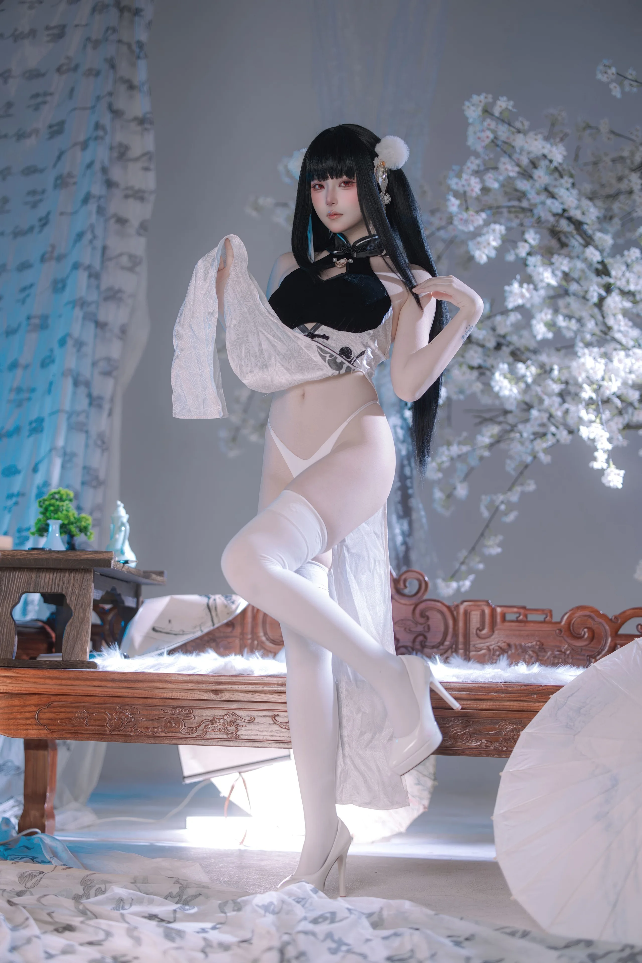屿鱼 碧蓝航线 史特拉塞·艳书美玉 97P - 第91张写真大图