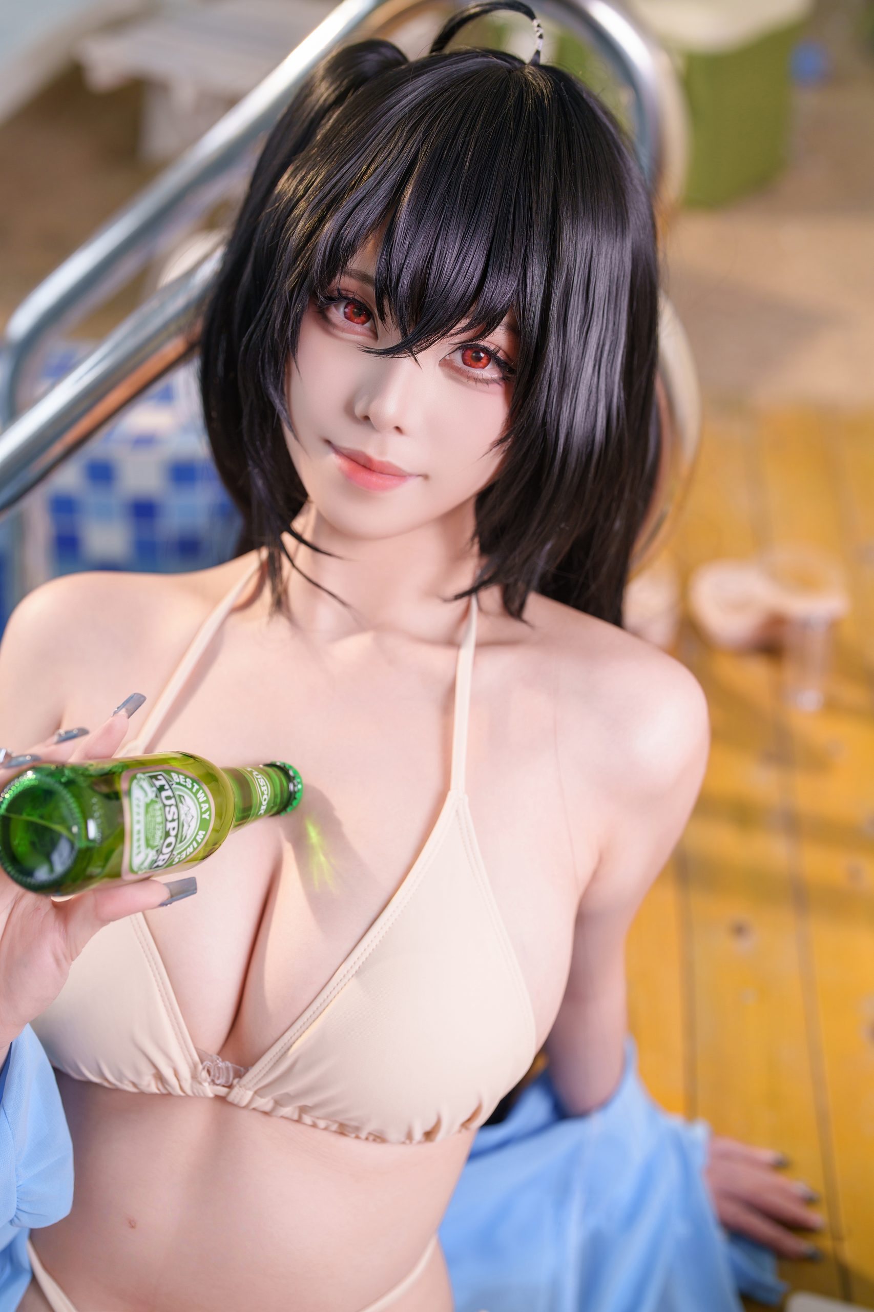 《碧蓝航线》海滨白日梦版大凤造型实拍：蜜汁猫裘特写特辑 - 第11张写真大图
