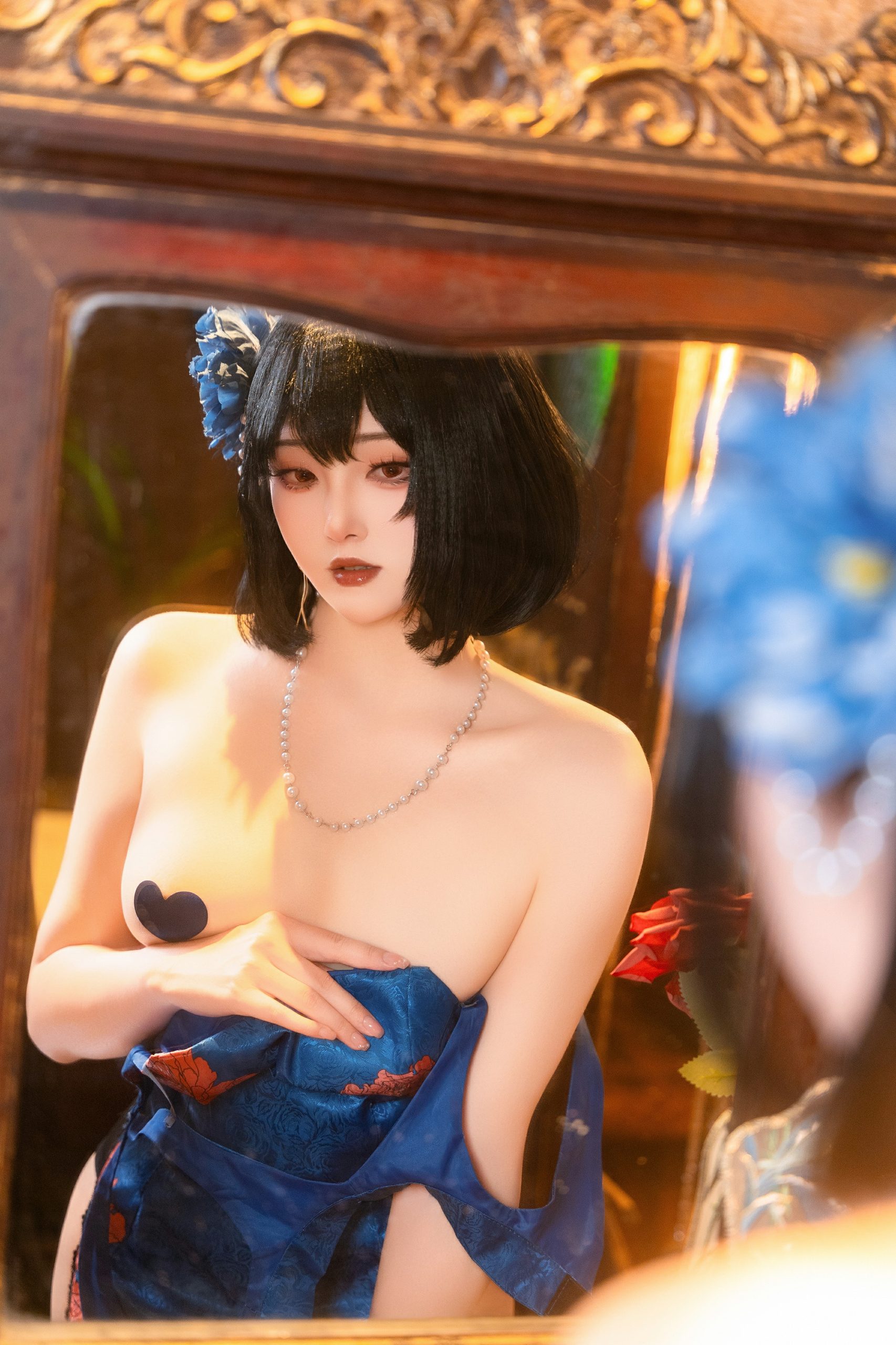 《碧蓝航线》镇海写真特辑：夏夏子极简视效展示 - 第84张写真大图