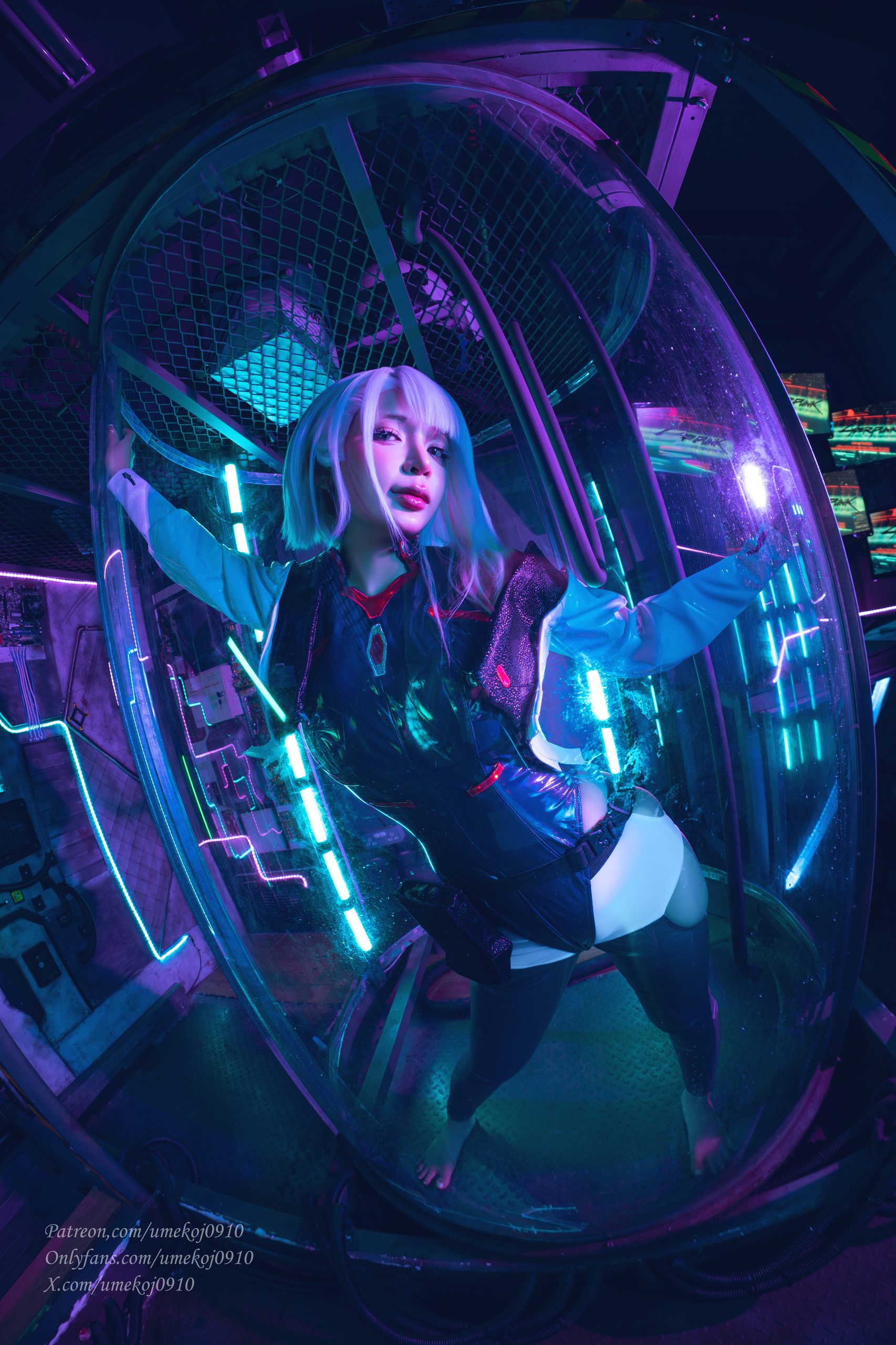 《赛博朋克：边缘行者》露西COS正片：梅子冷艳气质记录 - 第20张写真大图