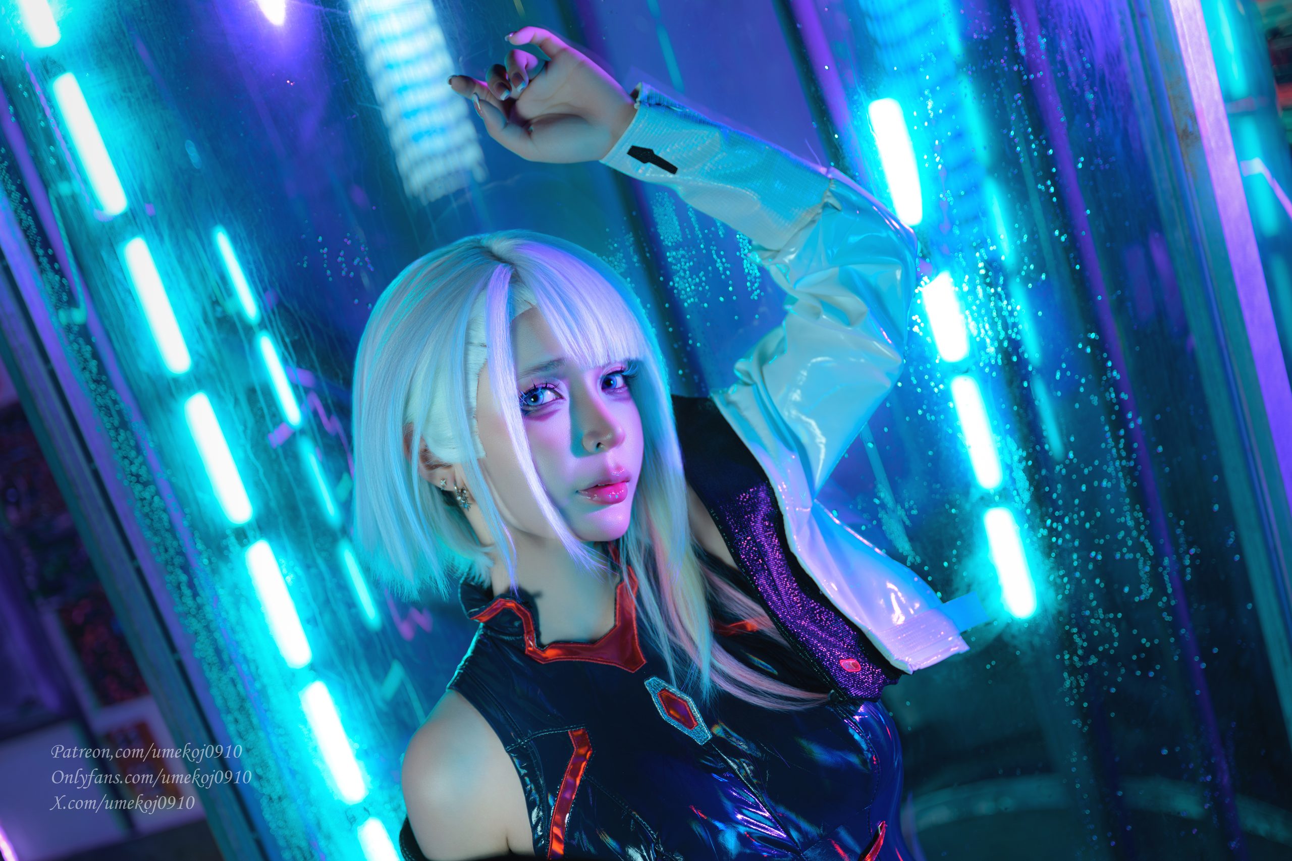 《赛博朋克：边缘行者》露西COS正片：梅子冷艳气质记录 - 第49张写真大图