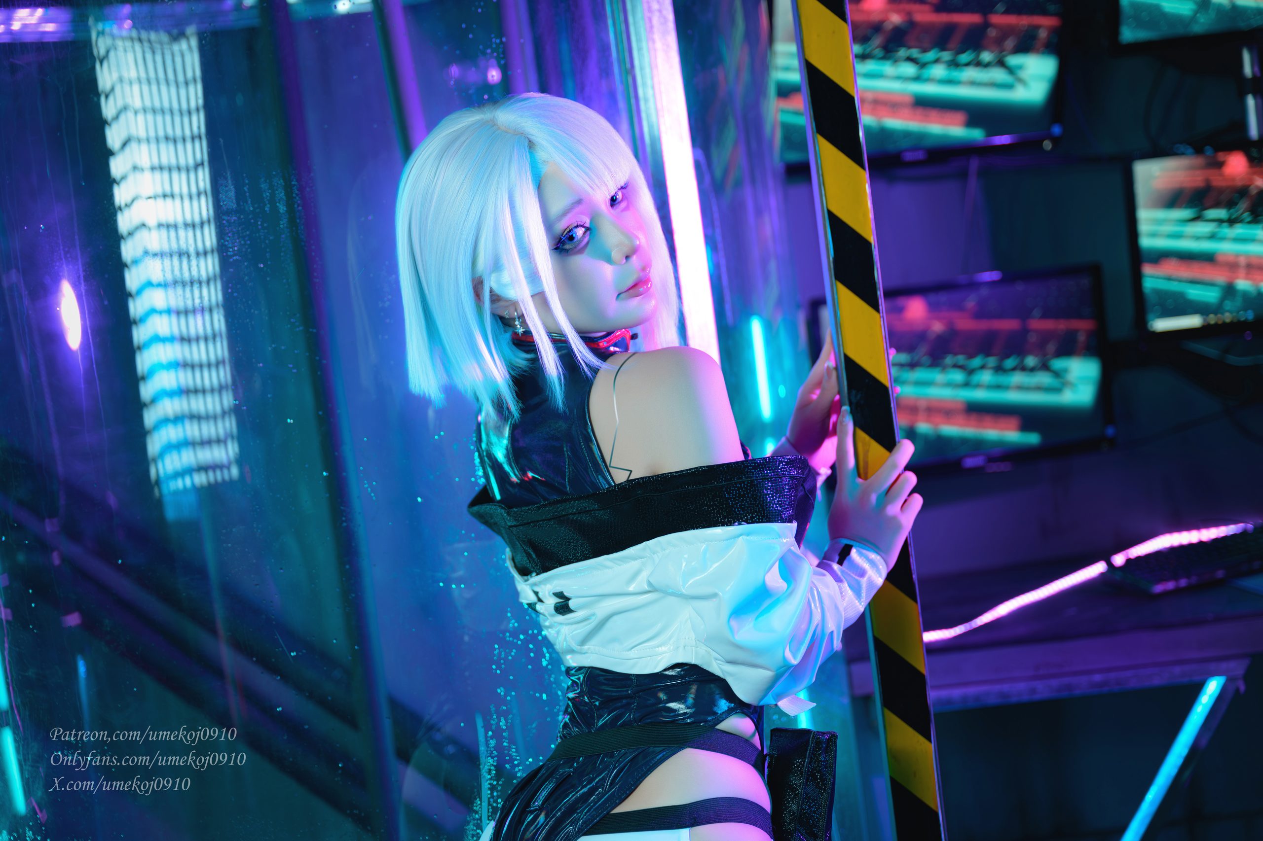 《赛博朋克：边缘行者》露西COS正片：梅子冷艳气质记录 - 第82张写真大图