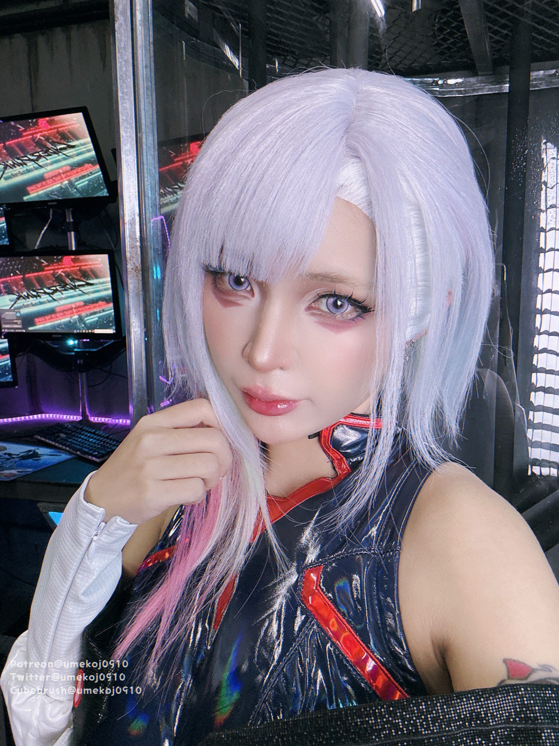 《赛博朋克：边缘行者》露西COS正片：梅子冷艳气质记录 - 第90张写真大图