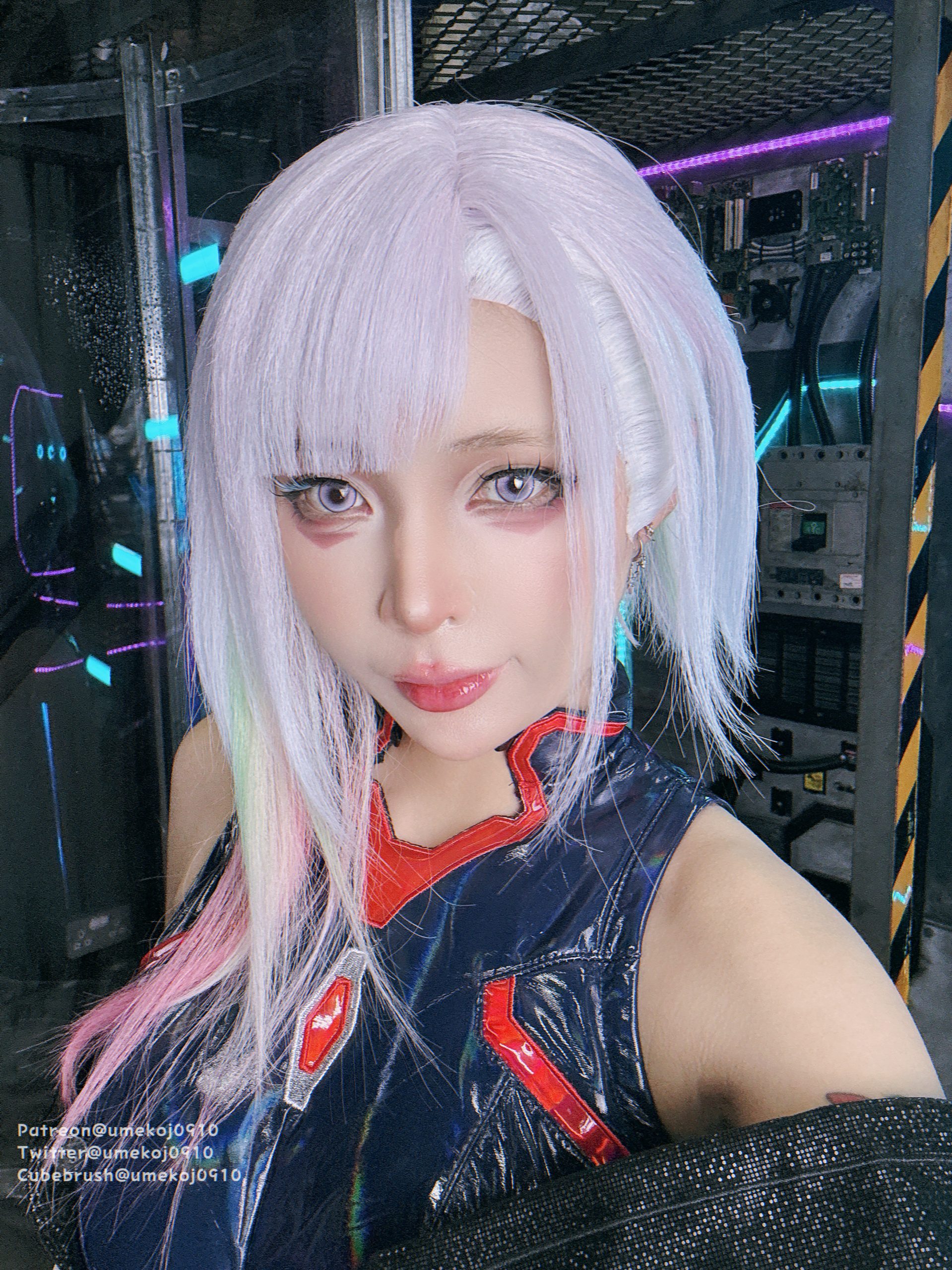 《赛博朋克：边缘行者》露西COS正片：梅子冷艳气质记录 - 第91张写真大图