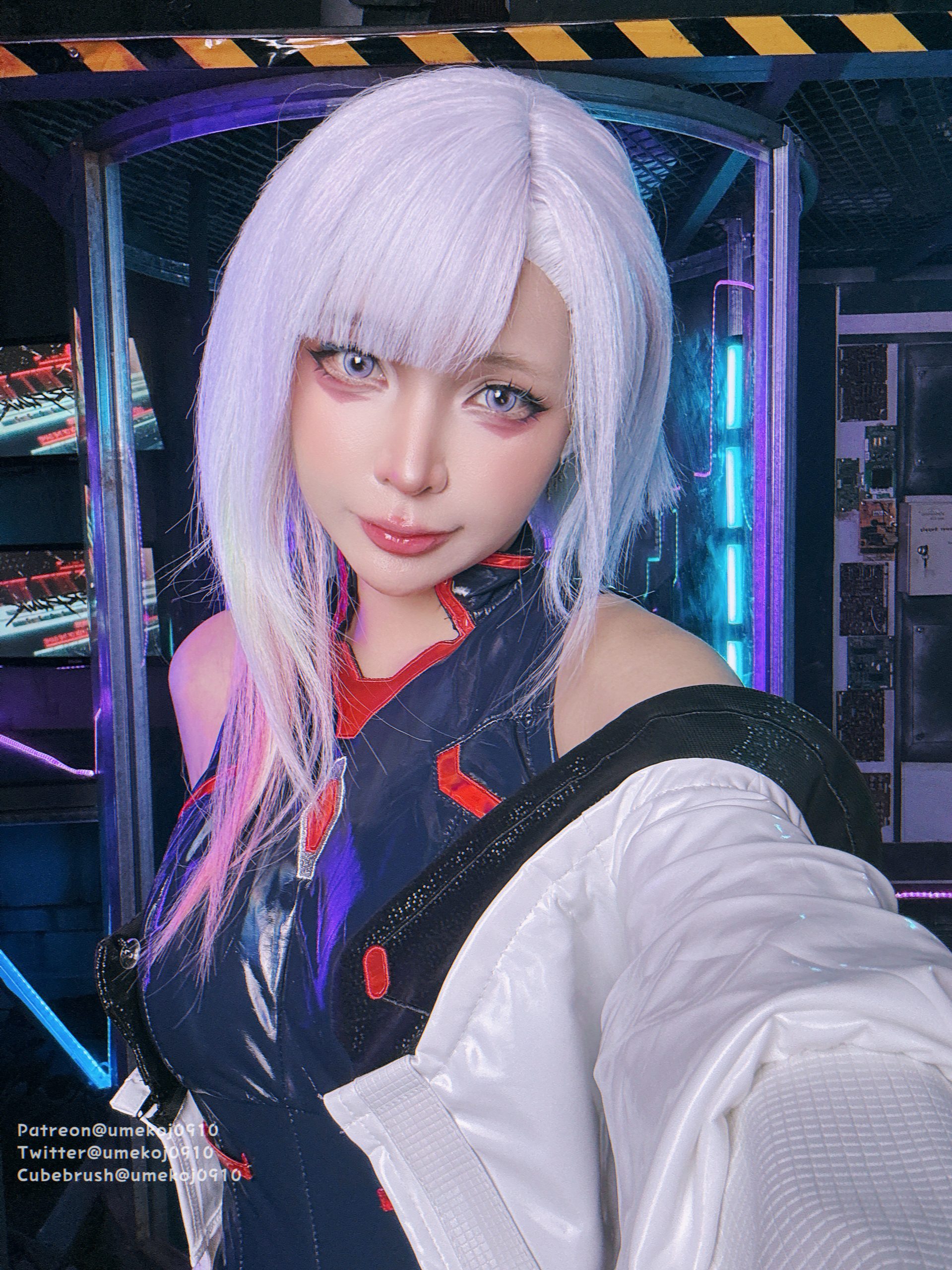 《赛博朋克：边缘行者》露西COS正片：梅子冷艳气质记录 - 第92张写真大图