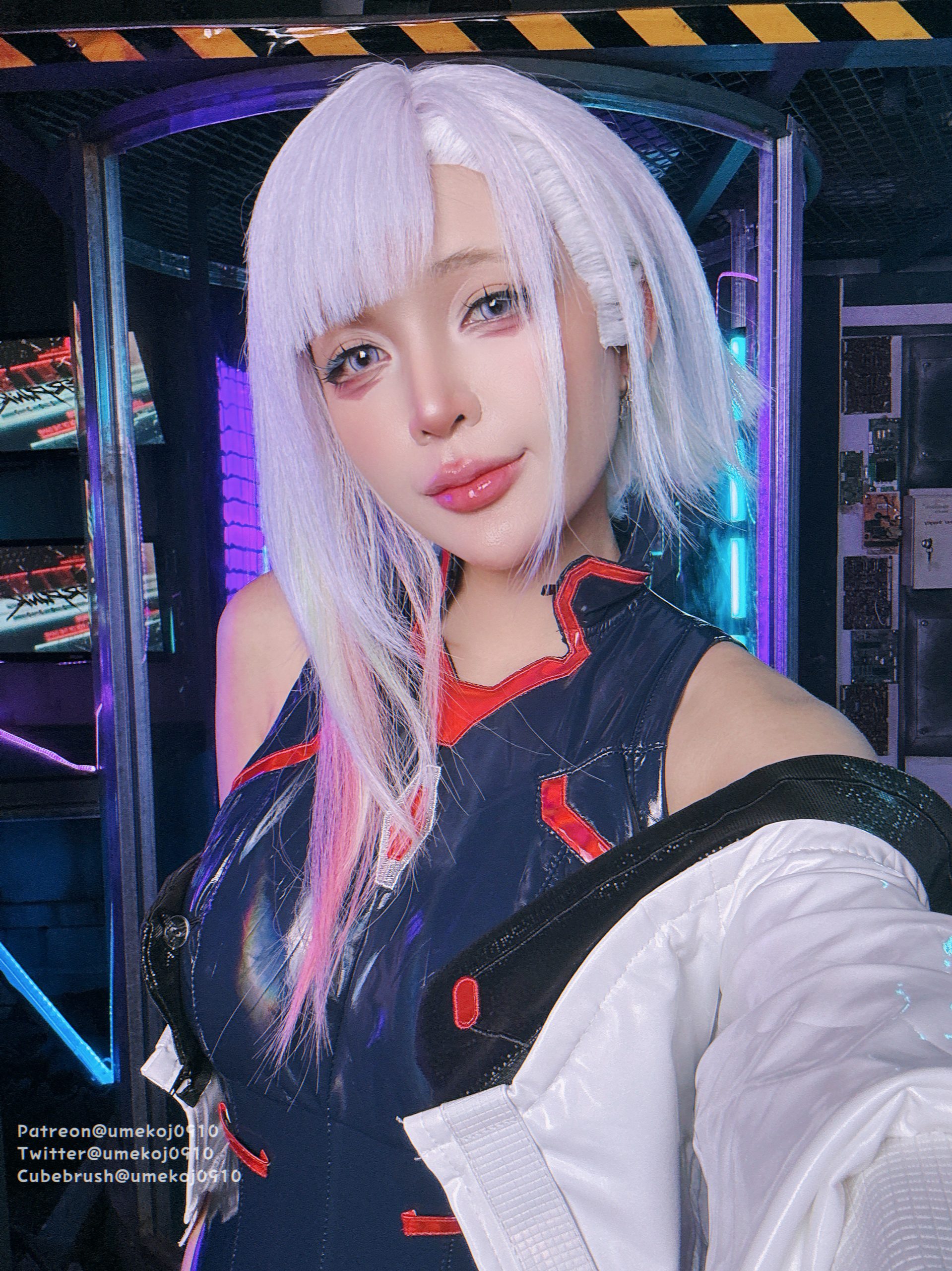 《赛博朋克：边缘行者》露西COS正片：梅子冷艳气质记录 - 第94张写真大图