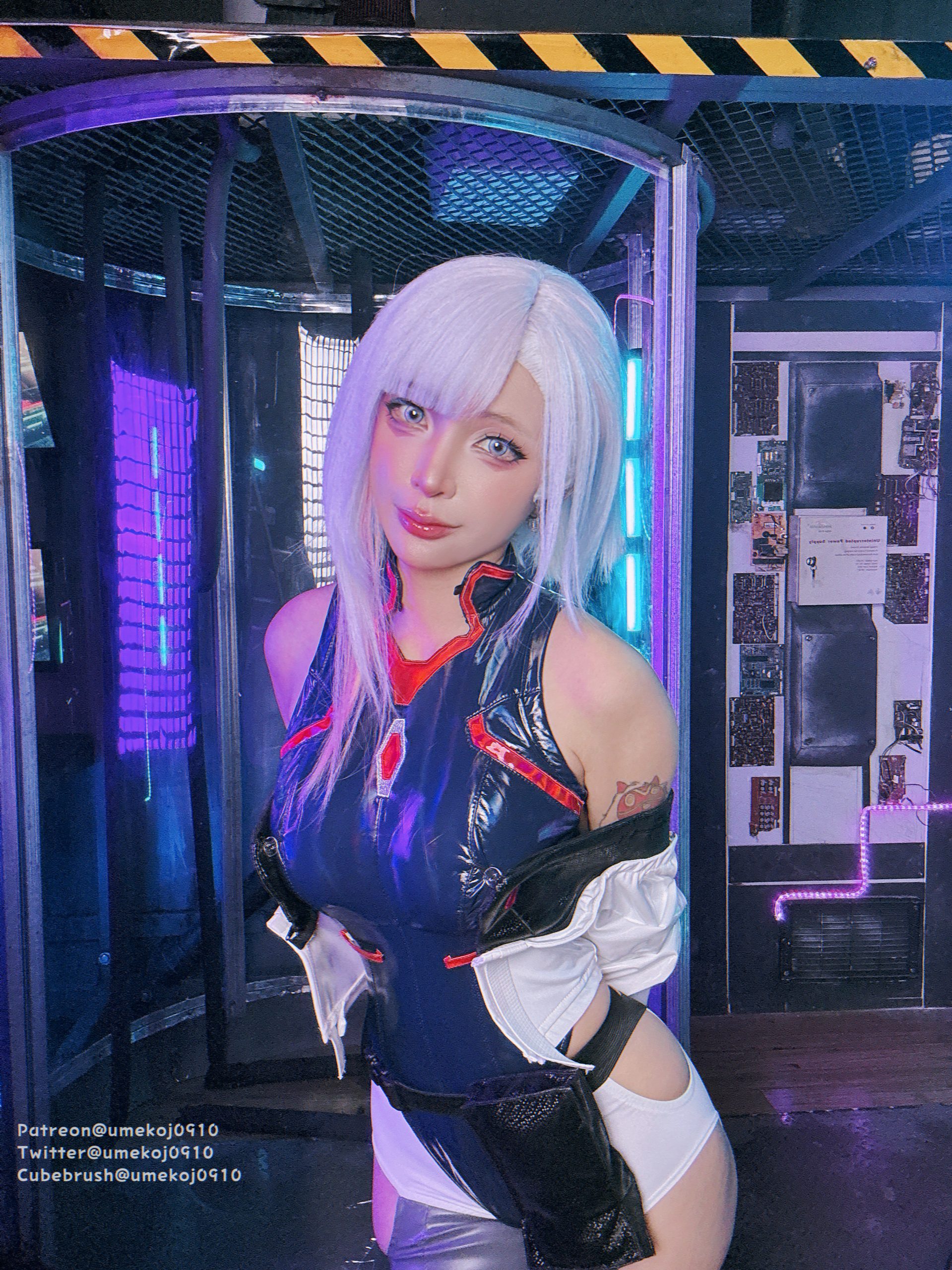 《赛博朋克：边缘行者》露西COS正片：梅子冷艳气质记录 - 第95张写真大图