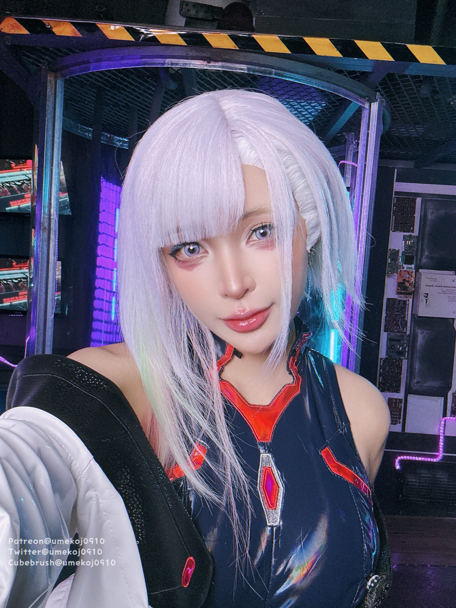 《赛博朋克：边缘行者》露西COS正片：梅子冷艳气质记录 - 第97张写真大图