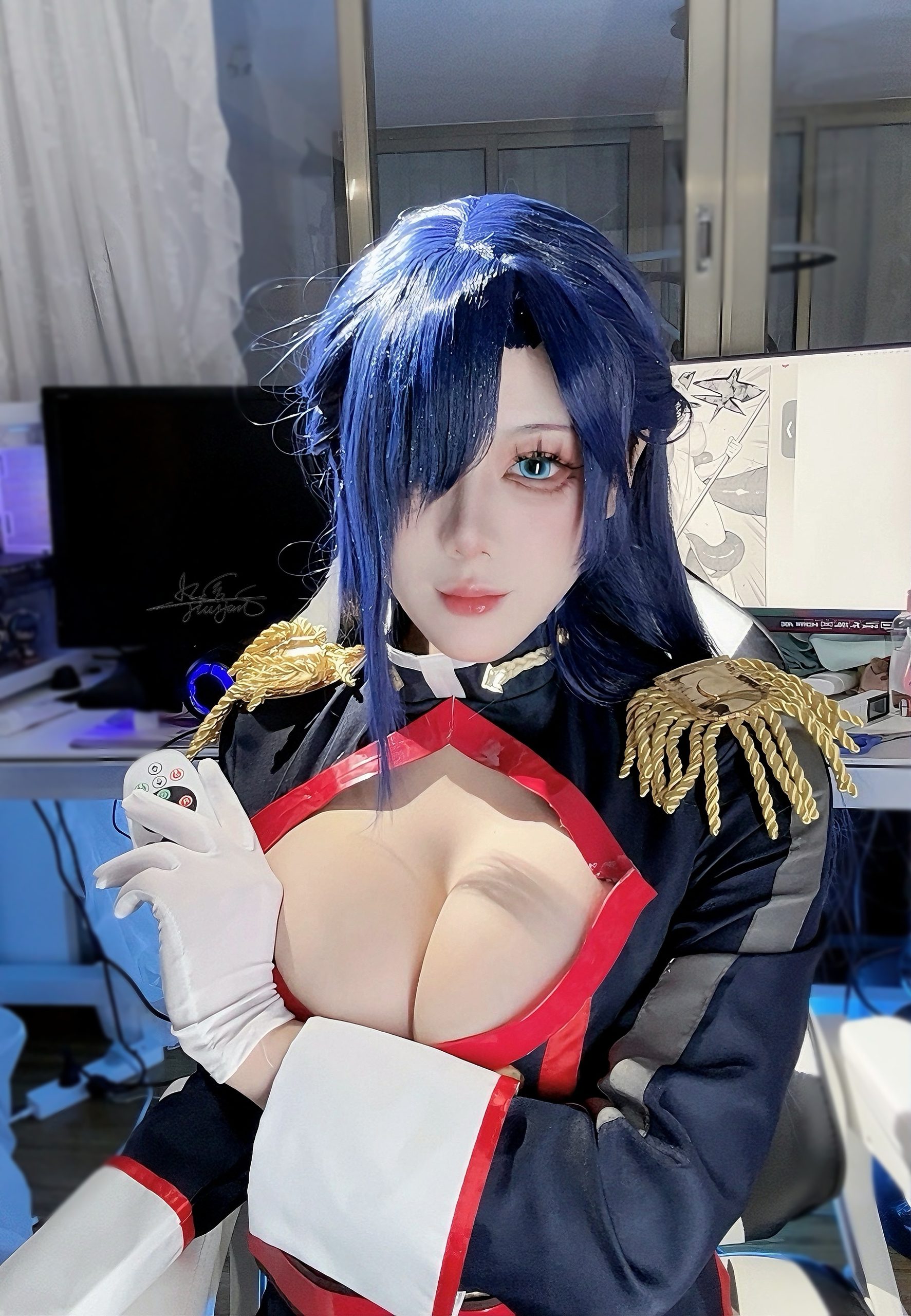 《魔都精兵的奴隶》东风吹羽影像写真：九言精美妆造展示 - 第35张写真大图